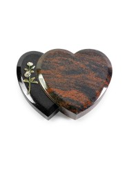 Grabstein Amoureux/Aruba-Black Rose 8 (Color)