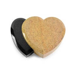 Grabstein Amoureux/Kashmir-Black (ohne Ornament)