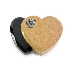 Grabstein Amoureux/Kashmir-Black Baum 1 (Alu)