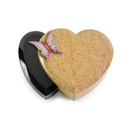 Grabstein Amoureux/Kashmir-Black Papillon 1 (Color)