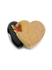 Grabstein Amoureux/Kashmir-Black Papillon 2 (Color)