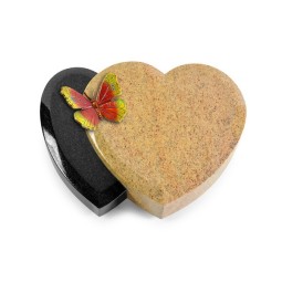 Grabstein Amoureux/Kashmir-Black Papillon 2 (Color)