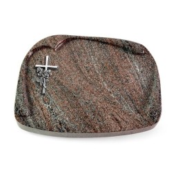 Grabbuch Papyros/Paradiso Kreuz/Rose (Alu)