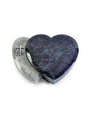 Grabstein Amoureux/Orion-Viskont Kreuz 1 (Alu)