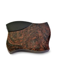 Grabstein Firenze/Aruba-Black (ohne Ornament)