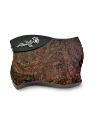 Grabstein Firenze/Aruba-Black Rose 7 (Alu)