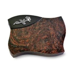 Grabstein Firenze/Aruba-Black Rose 7 (Alu)