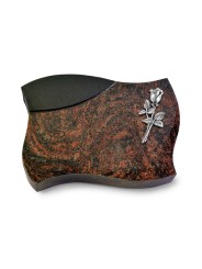 Grabstein Firenze/Aruba-Black Rose 8 (Alu)