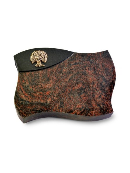 Grabstein Firenze/Aruba-Black Baum 3 (Bronze)