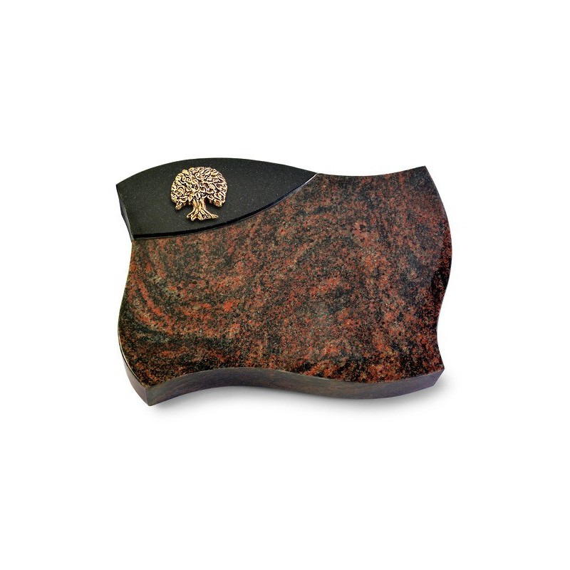 Grabstein Firenze/Aruba-Black Baum 3 (Bronze)