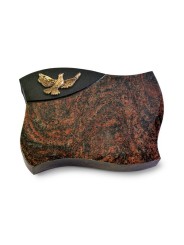 Grabstein Firenze/Aruba-Black Taube (Bronze)