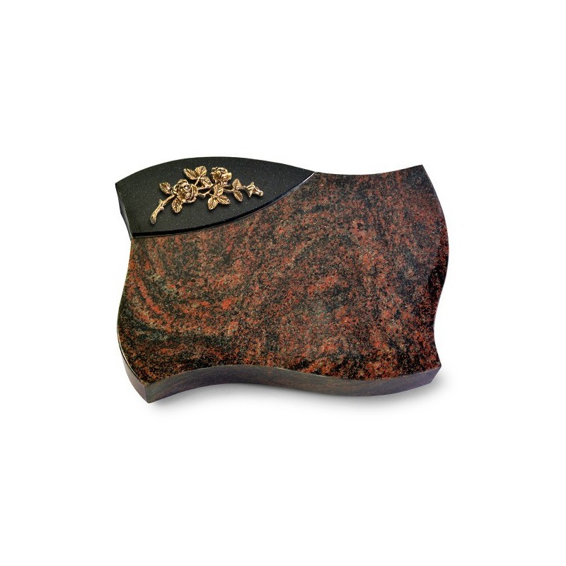Grabstein Firenze/Aruba-Black Rose 5 (Bronze)