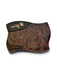 Grabstein Firenze/Aruba-Black Rose 7 (Bronze)