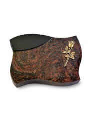 Grabstein Firenze/Aruba-Black Rose 8 (Bronze)