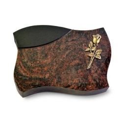 Grabstein Firenze/Aruba-Black Rose 8 (Bronze)