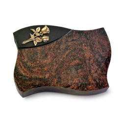 Grabstein Firenze/Aruba-Black Rose 11 (Bronze)