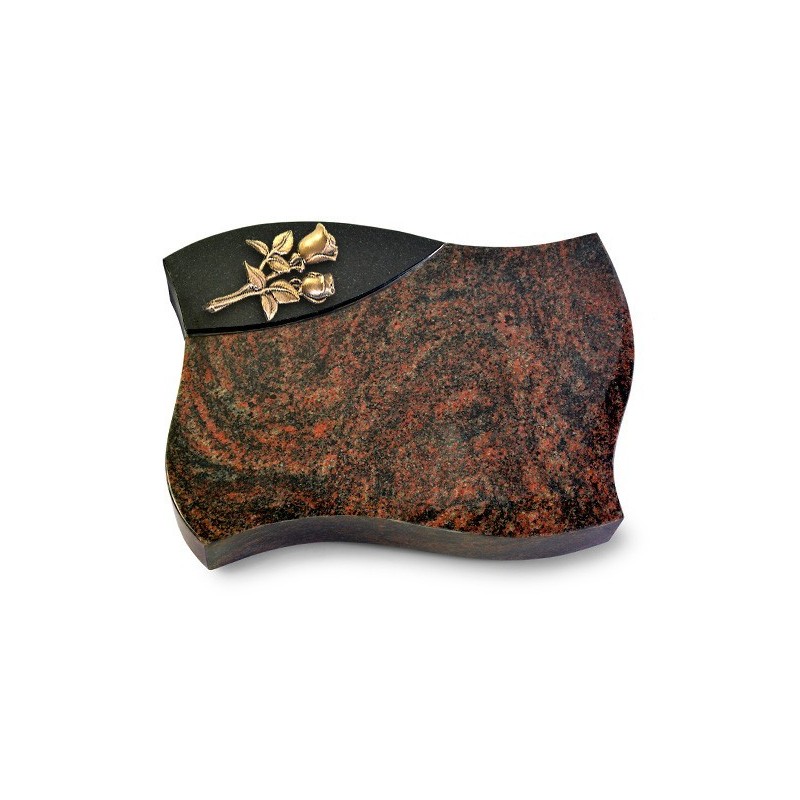 Grabstein Firenze/Aruba-Black Rose 11 (Bronze)