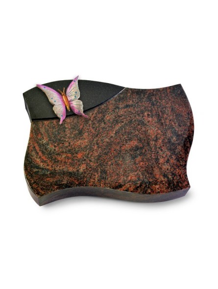 Grabstein Firenze/Aruba-Black Papillon 1 (Color)
