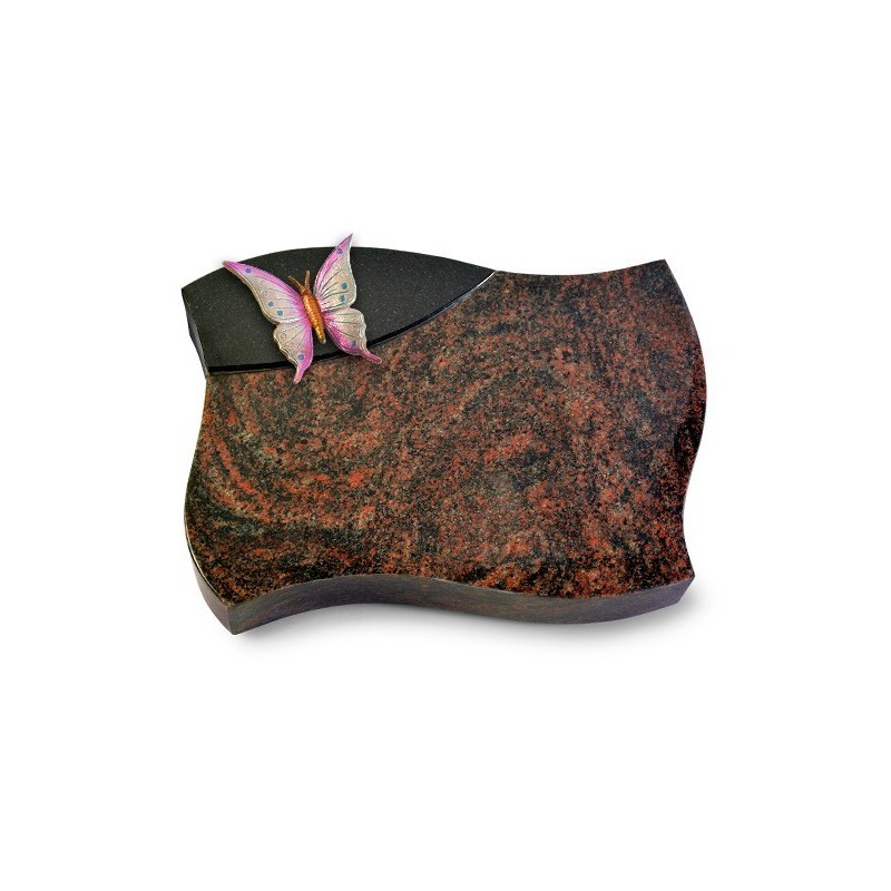 Grabstein Firenze/Aruba-Black Papillon 1 (Color)