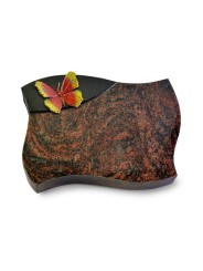 Grabstein Firenze/Aruba-Black Papillon 2 (Color)