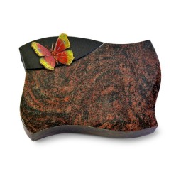 Grabstein Firenze/Aruba-Black Papillon 2 (Color)