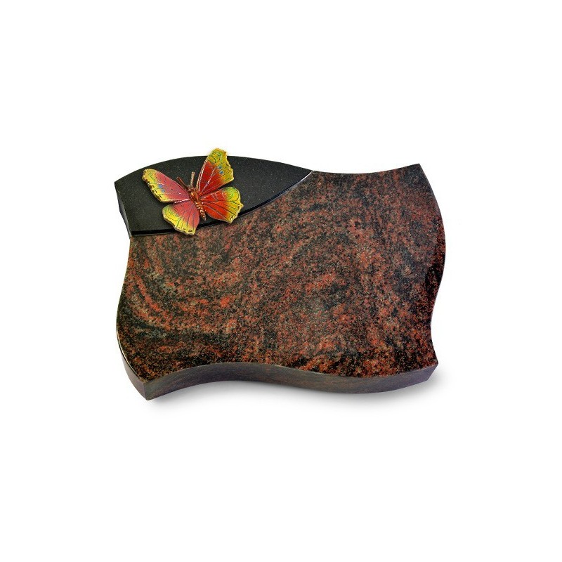 Grabstein Firenze/Aruba-Black Papillon 2 (Color)