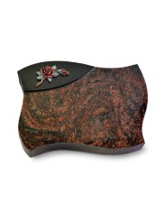 Grabstein Firenze/Aruba-Black Rose 1 (Color)
