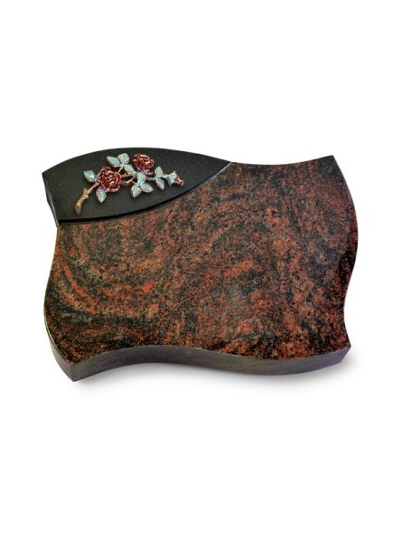 Grabstein Firenze/Aruba-Black Rose 3 (Color)