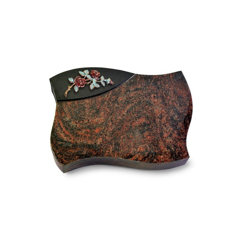Grabstein Firenze/Aruba-Black Rose 3 (Color)