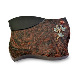 Grabstein Firenze/Aruba-Black Rose 7 (Color)