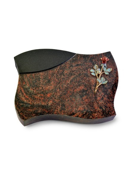 Grabstein Firenze/Aruba-Black Rose 7 (Color)