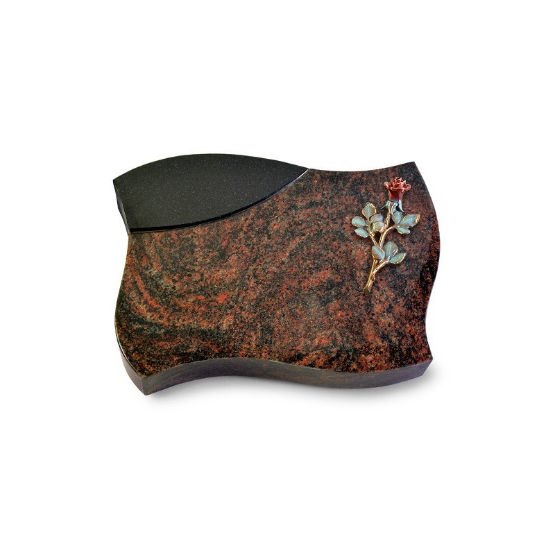 Grabstein Firenze/Aruba-Black Rose 7 (Color)