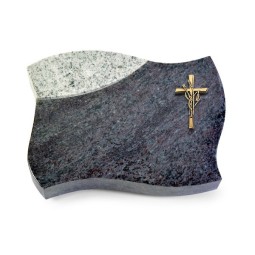 Grabstein Firenze/Orion-Viskont Kreuz/Ähren (Bronze)