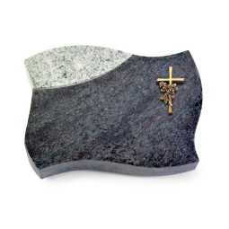 Grabstein Firenze/Orion-Viskont Kreuz/Rose (Bronze)