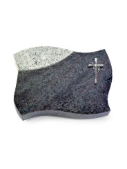 Grabstein Firenze/Orion-Viskont Kreuz/Ähren (Alu)