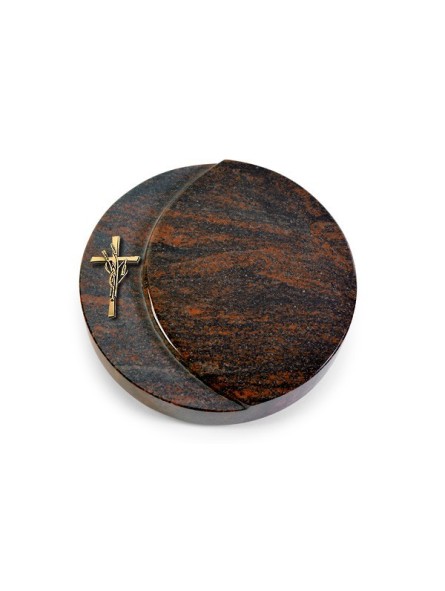 Grabstein Lua/Aruba Kreuz/Ähren (Bronze)
