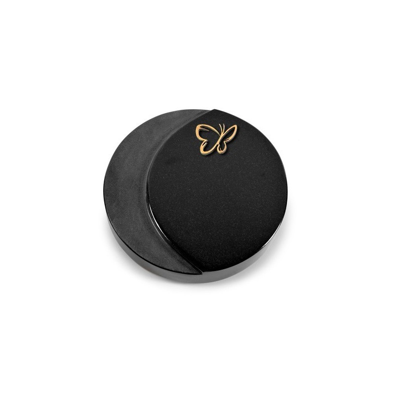 Grabstein Lua/Indisch Black Papillon (Bronze)