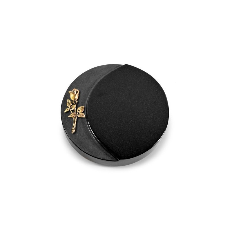 Grabstein Lua/Indisch Black Rose 8 (Bronze)