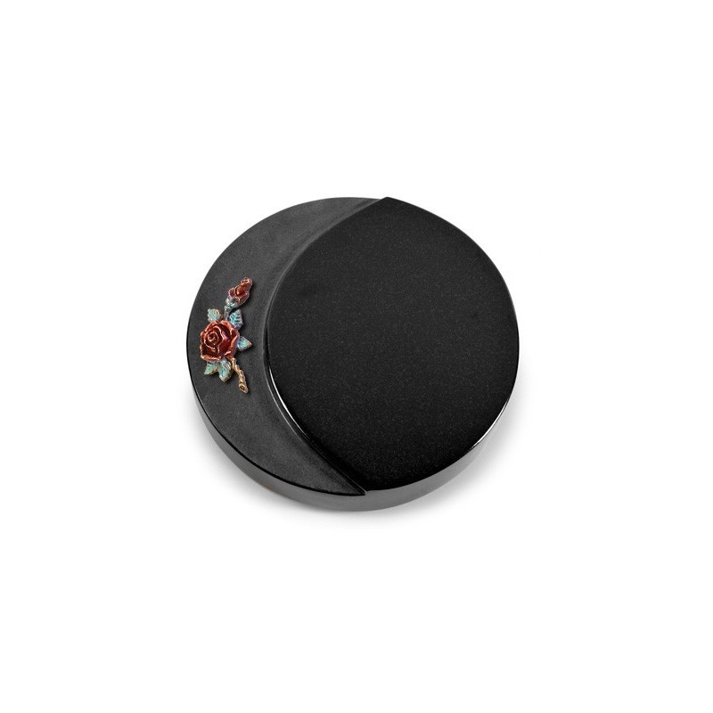 Grabstein Lua/Indisch Black Rose 1 (Color)