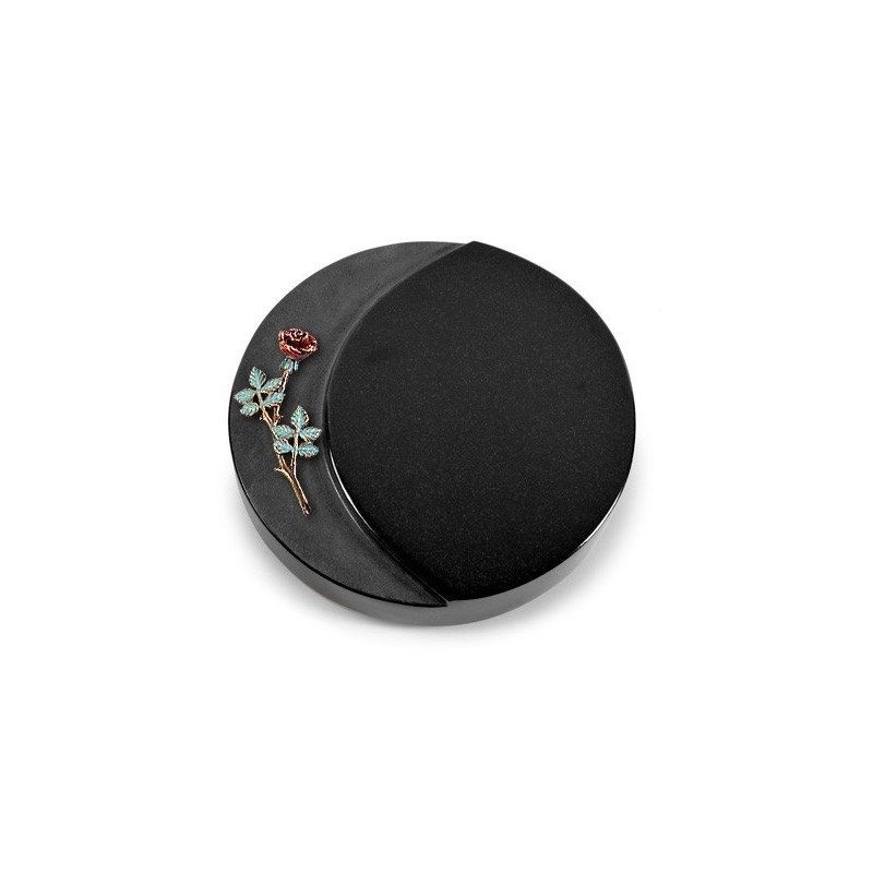 Grabstein Lua/Indisch Black Rose 4 (Color)