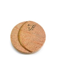 Grabstein Lua/Kashmir Papillon (Bronze)