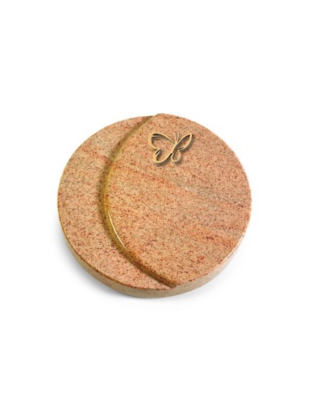 Grabstein Lua/Kashmir Papillon (Bronze)