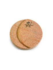 Grabstein Lua/Kashmir Rose 4 (Bronze)