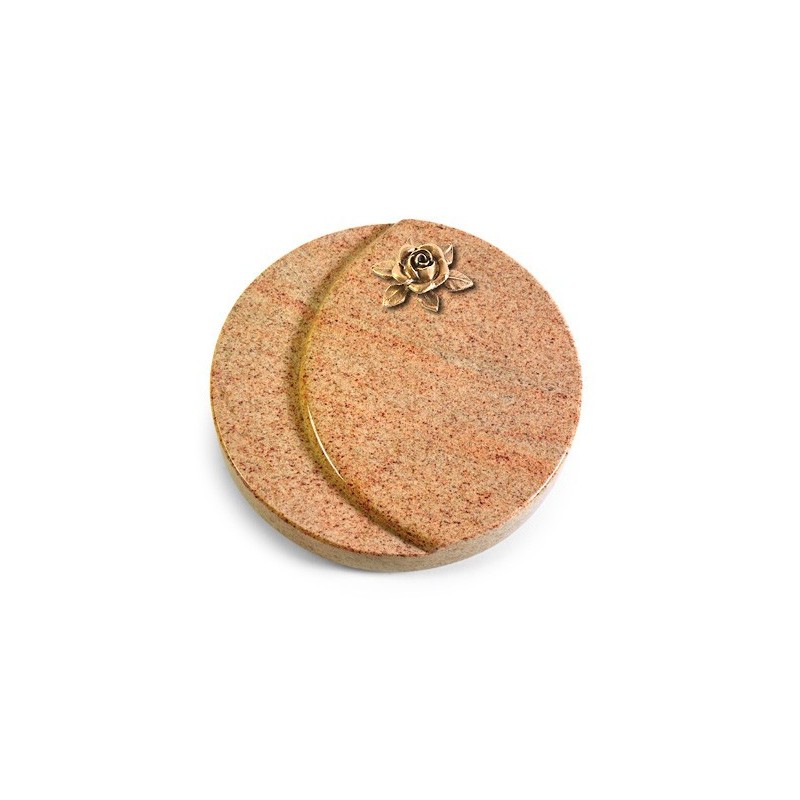 Grabstein Lua/Kashmir Rose 4 (Bronze)