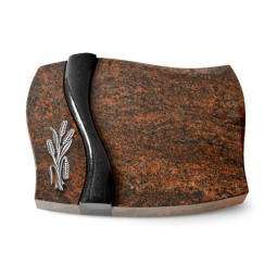 Grabstein Samba/Aruba-Black Ähren 1 (Alu)