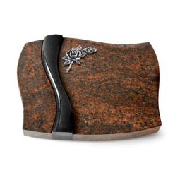 Grabstein Samba/Aruba-Black Rose 1 (Alu)