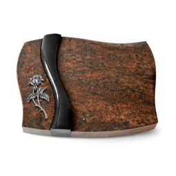 Grabstein Samba/Aruba-Black Rose 2 (Alu)