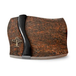 Grabstein Samba/Aruba-Black Baum 2 (Bronze)