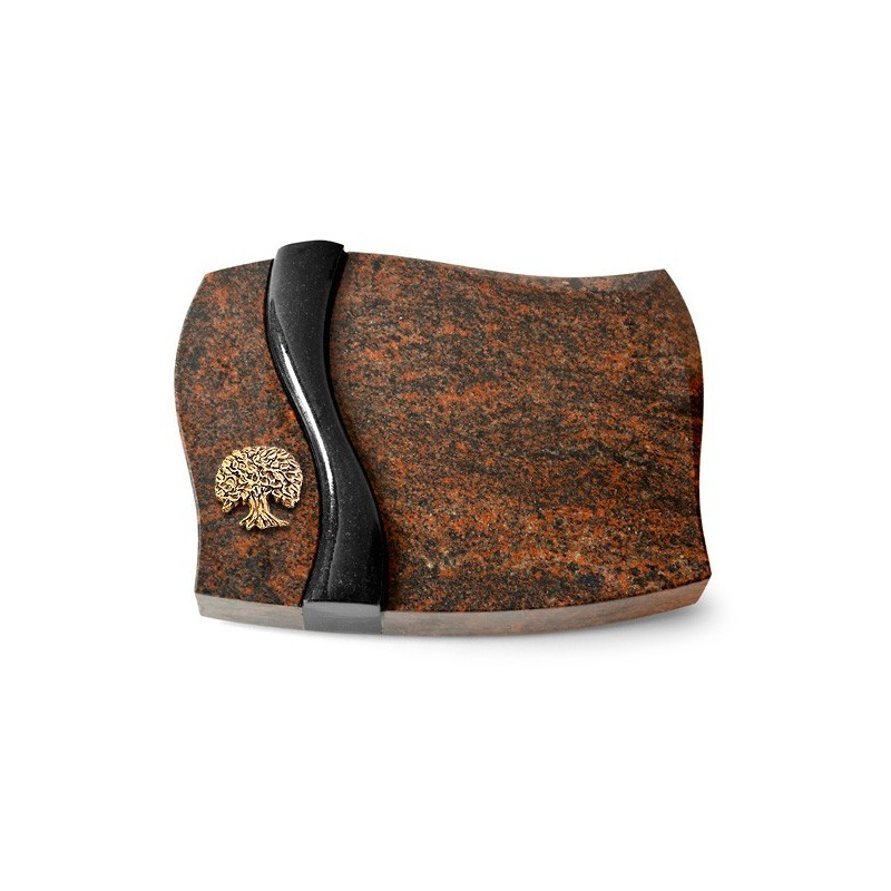 Grabstein Samba/Aruba-Black Baum 3 (Bronze)