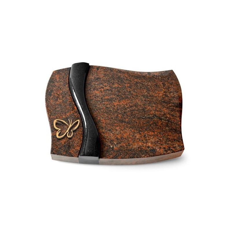 Grabstein Samba/Aruba-Black Papillon (Bronze)